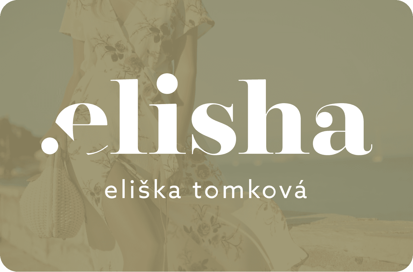 Náhled webu Elišky Tomkové