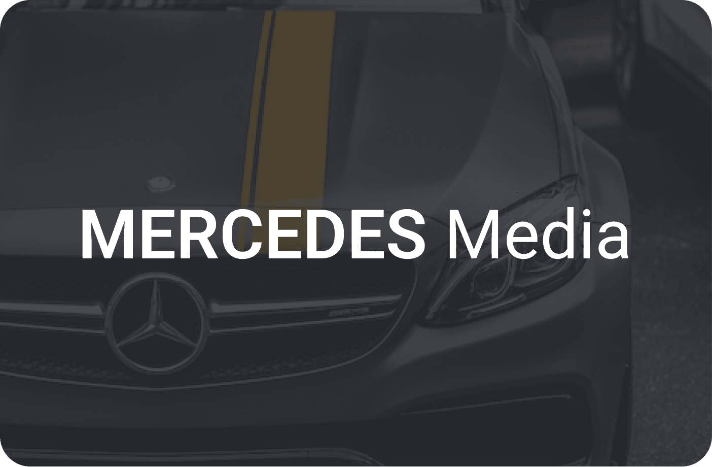 Náhled webu Mercedes-Benz Media